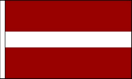 Latvia Table Flags